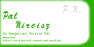 pal mireisz business card